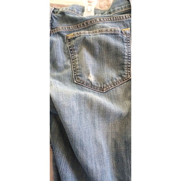 Old Navy The Diva Women Jeans size 12 Reg Ruff Torn Skater Sports Distressed - Picture 7 of 11